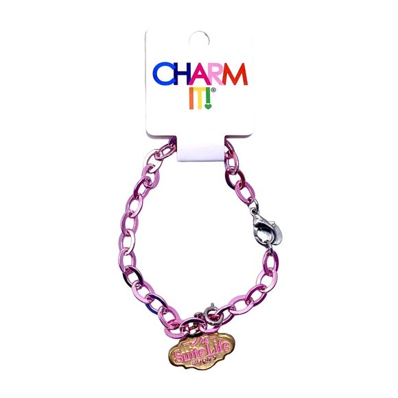 Charm-It Charm Bracelet Choice of Pink Silver Tone Suite Life NOS - Picture 2 of 12